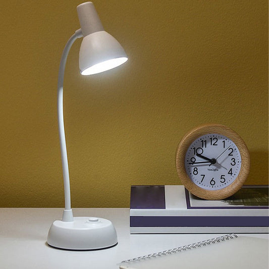 LED Desk Lamp with USB Charging Port, Auto Dimming Task Lamp, Flexible Gooseneck Table Light for Dorm V1189-LWWAL-20260401-05377