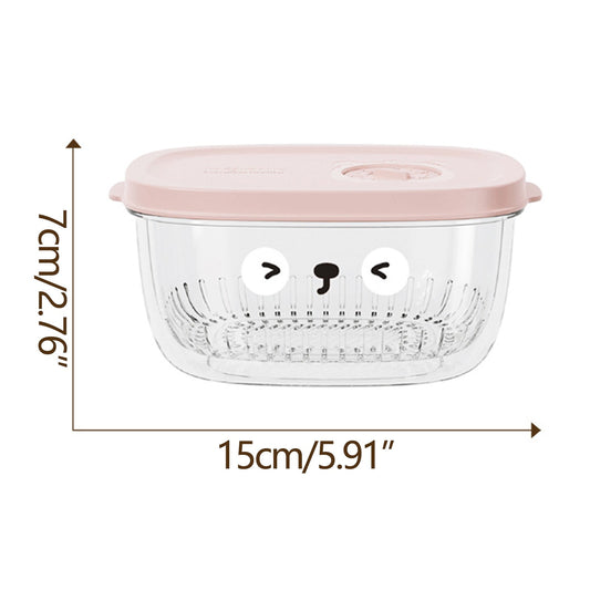 Shallots Ginger Garlic Storage Box - 5.9x2.8in Food-grade Refrigerator Fresh-keeping Box with Detachable V1189-LWWAL-20260401-05379