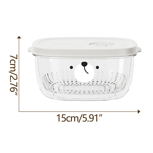 Shallots Ginger Garlic Storage Box - 5.9x2.8in Food-grade Refrigerator Fresh-keeping Box with Detachable V1189-LWWAL-20260401-05380