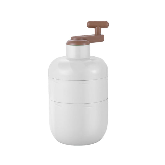 Manual Ice Crusher - Hand-Cranked Shaving Machine for Household & Commercial Use - Stainless Steel Blades, V1189-LWWAL-20260401-05392