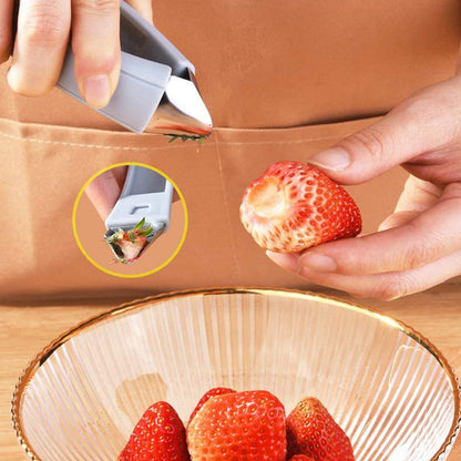 Pineapple Eye Remover Tool, Multifunctional Pineapple Corer and Slicer, Stainless Steel Cutter Strawberry V1189-LWWAL-20260401-05398
