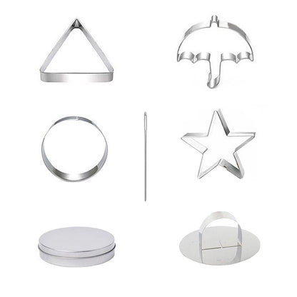 Sugar Candy Making Tools, Challenge Cookies Game Kit with Stainless Steel Cutters for Baking & Cooking, Fun V1189-LWWAL-20260401-05400