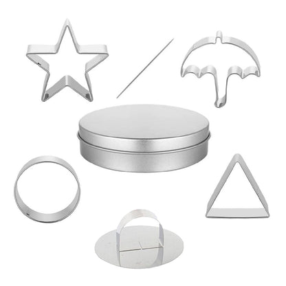 Sugar Candy Making Tools, Challenge Cookies Game Kit with Stainless Steel Cutters for Baking & Cooking, Fun V1189-LWWAL-20260401-05400
