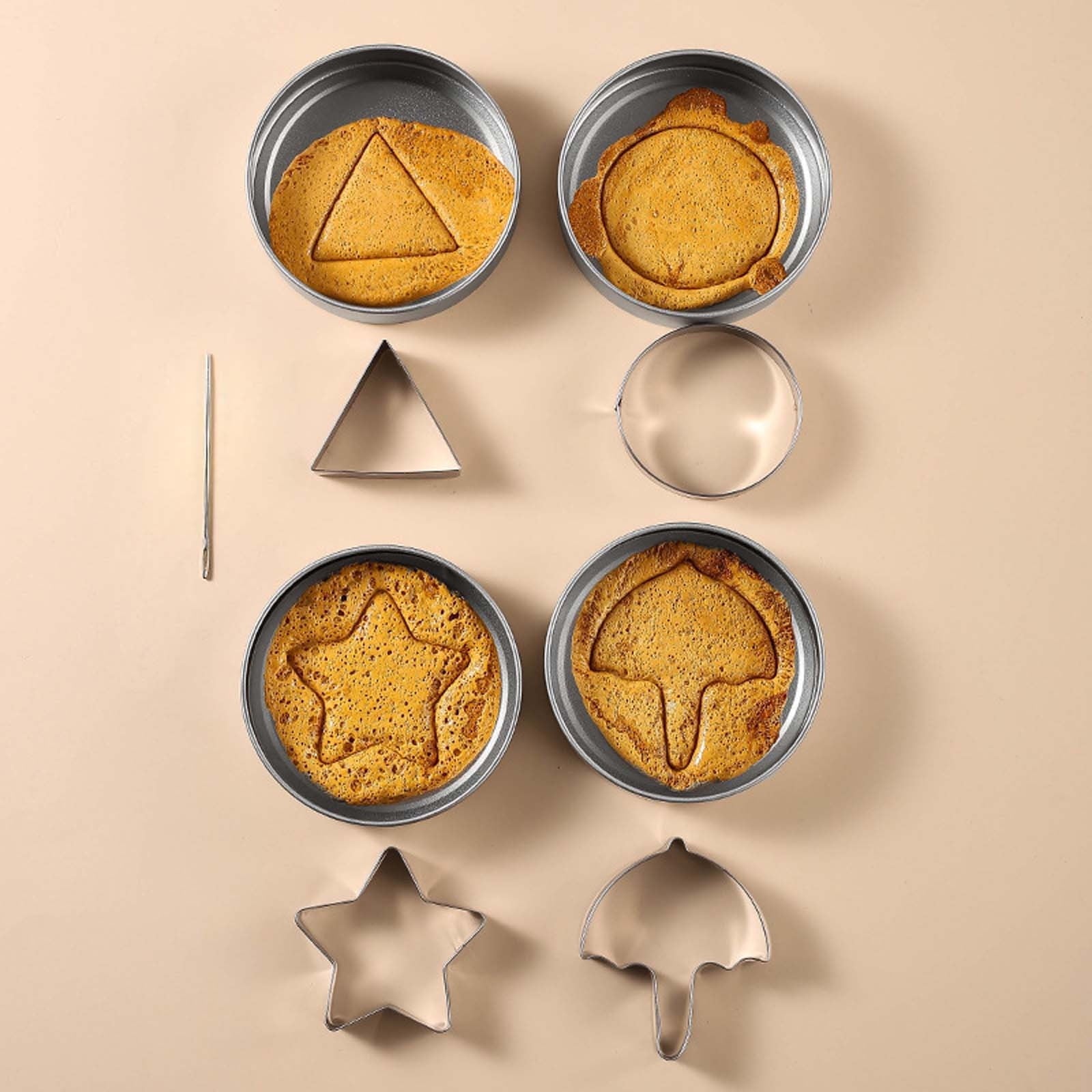 Sugar Candy Making Tools, Challenge Cookies Game Kit with Stainless Steel Cutters for Baking & Cooking, Fun V1189-LWWAL-20260401-05400