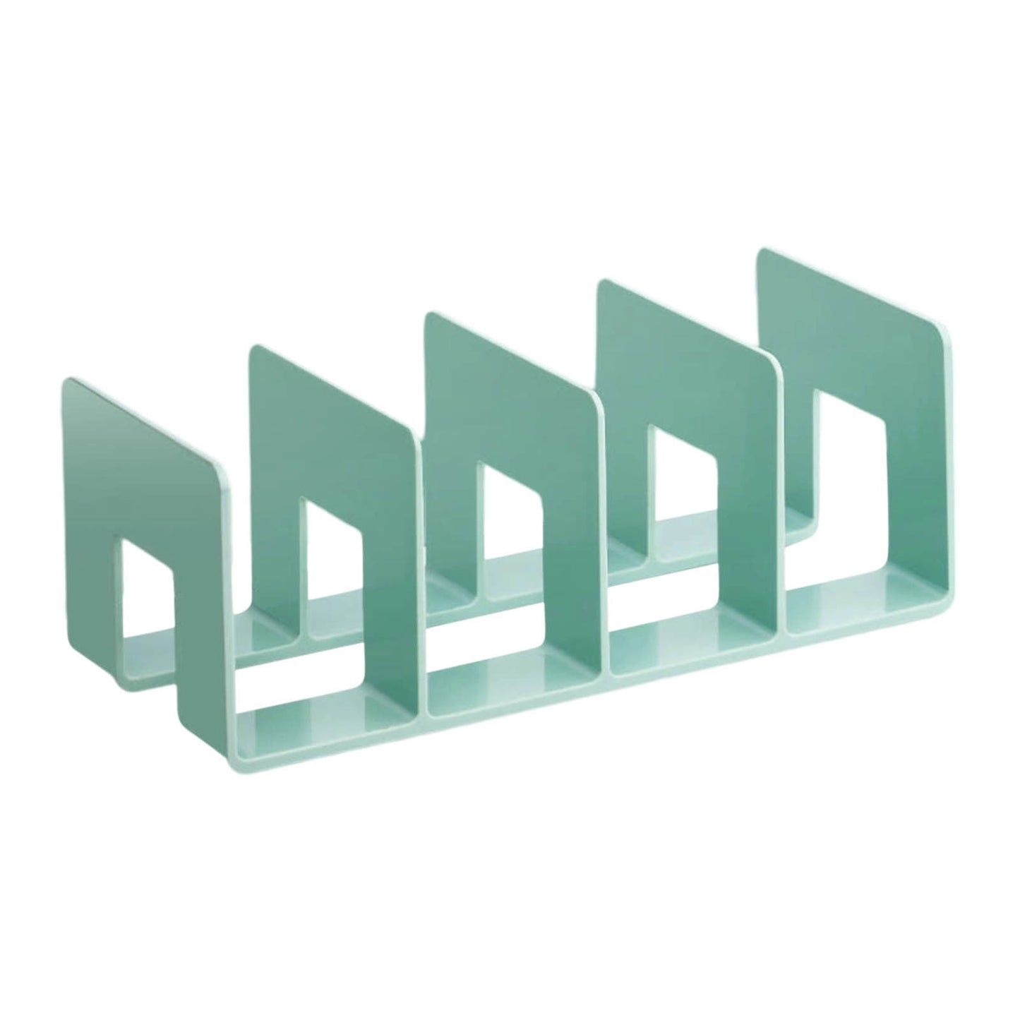 Desktop Acrylic File Organizer,4 Compartment Organizer Shelf Vertical,Book Organizer with 4 V1189-LWWAL-20260401-05402