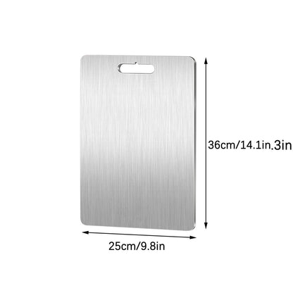 Pure Titanium Cutting Boards,Dishwasher Safe Titanium Cutting Board for Kitchen Durable, Double-Sided, V1189-LWWAL-20260401-05429