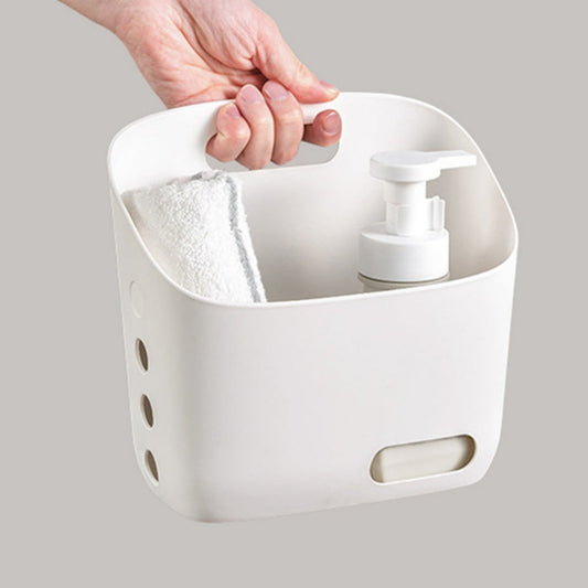 Plastic Hanging Storage Basket, Over Cabinet Door Organizer with Removable Hook, Stackable Wall Mounted V1189-LWWAL-20260401-05441