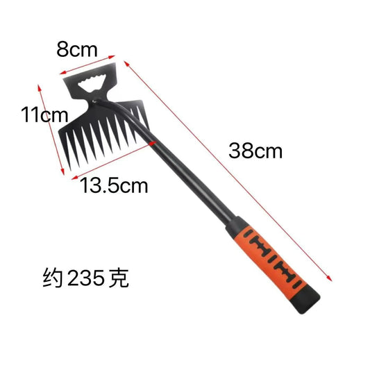 2025 Upgraded Weed Puller Tool, Weeding Artifact Uprooting Weeding Tool Weed Remover Tool 4 Teeth Manganese V1189-LWWAL-20260401-05444