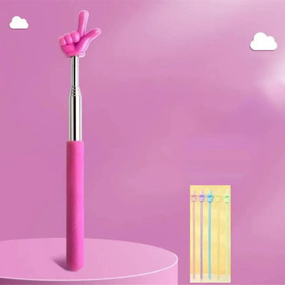 Retractable Teacher Pointer Sticks, 5 Colors Hand Pointer Stick, Student Finger Pointing Sticks, Extendable V1189-LWWAL-20260401-05446