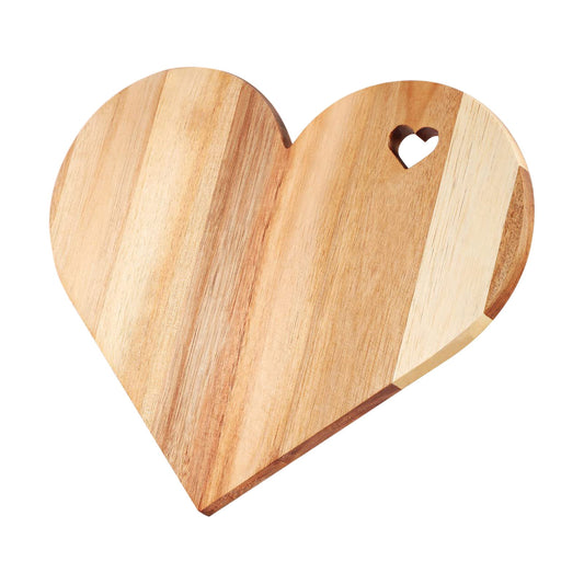 Heart Shaped Cutting Board Gifts for Wife Women Friend for Birthday,Acacia Wood Bread Board Cheese Serving V1189-LWWAL-20260401-05452
