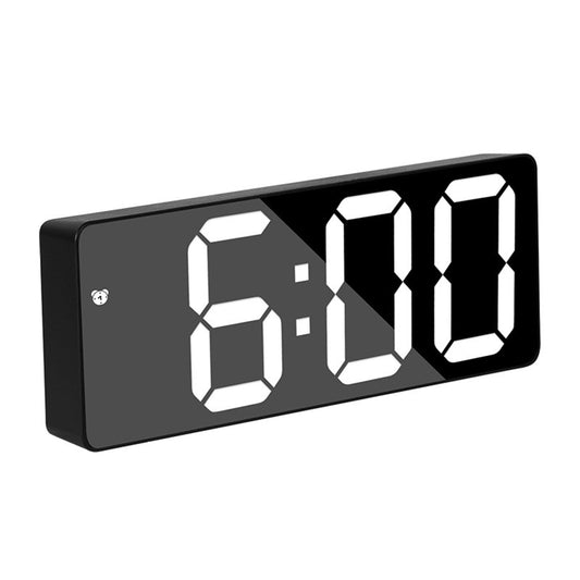 LED Digital Alarm Clock,12/24H Desk Alarm for Bedrooms, Table Clock Display with White Digits, Adjustable V1189-LWWAL-20260401-05453