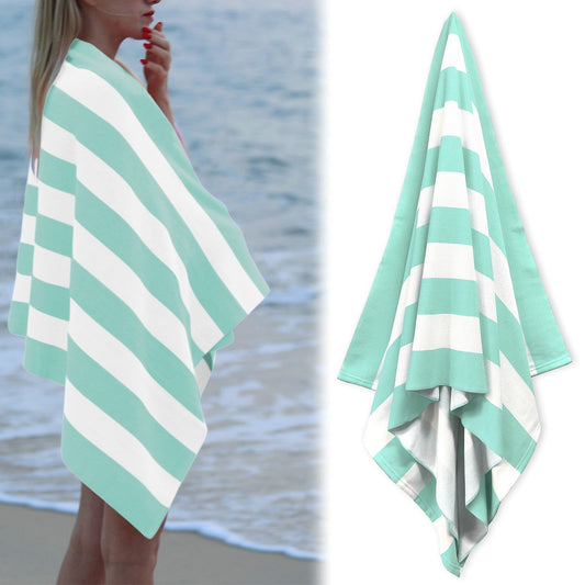 Large Beach Towels, Swimming Towel, Soft & Absorbent Oversized Sheet Made of 100% Cotton - for Swimming Pool, V1189-LWWAL-20260401-05457