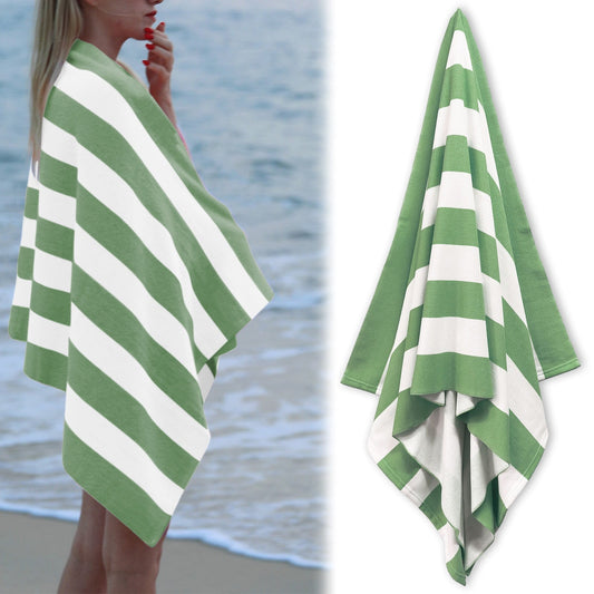 Large Beach Towels, Swimming Towel, Soft & Absorbent Oversized Sheet Made of 100% Cotton - for Swimming Pool, V1189-LWWAL-20260401-05459