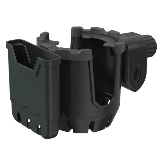 2-in-1 Adjustable Drink Holder,Universal Cup Holder with Cell Phone Holder,Large Diameter Design Bike Cup V1189-LWWAL-20260401-05477