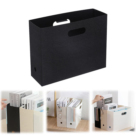 Magazine Basket Holder, Document File Holder Organizer, File Folder, Newspaper Storage Bin Organizer for Home V1189-LWWAL-20260401-05502