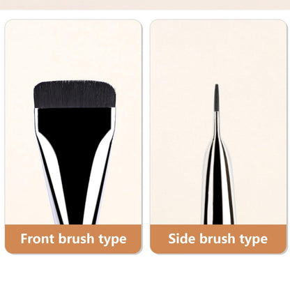 Flat Lightweight Foundation Makeup Brush, Flat Contour Foundation Concealer Brush,Make up Brush Ultra Thin, V1189-LWWAL-20260401-05511