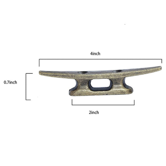 Boat Dock Cleats Rope Cleat Marine Cleats Iron Boat Cleats with Hardware ldeal for Deck,Nautical Decor,Cleats V1189-LWWAL-20260401-05515