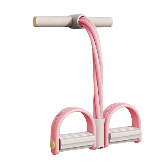 Clearance!4-Tube Pedal Puller Resistance Rope - Foot Pedal Resistance Band,Yoga Elastic Exercise Bands, for V1189-LWWAL-20260401-05529