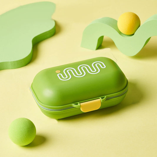 Travel Soap Case, Waterproof Portable Container with Ventilated Lid, Cute Bath Accessory for Hotels, Gym, V1189-LWWAL-20260401-05536