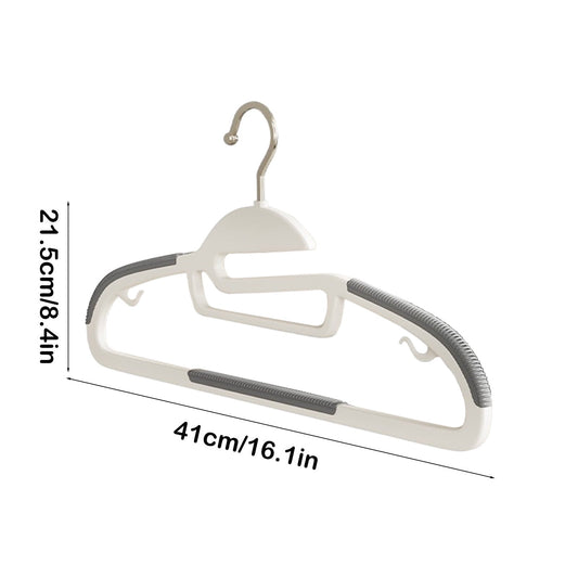 Clothes Hangers Plastic, Sweater Hanger with 360 degrees Swivel Hook, No Slip Hangers Wind Proof, Hanger V1189-LWWAL-20260401-05558