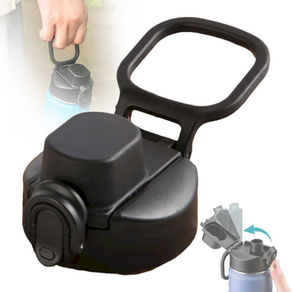 CGZQFEI Universal Water Bottle Lid Replacement - Black Nozzle Fit 12-42oz Stainless/Plastic Bottles V1189-LWWAL-20260401-05572