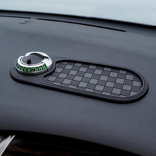 Auto Anti-Slip Mat,Multifunction Car Universal Phone Holder, Rotatable Anti Skid Car Dashboard Pad with V1189-LWWAL-20260401-05605