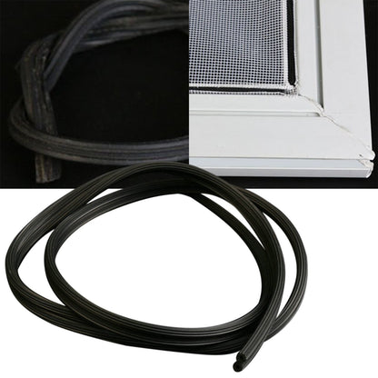 Window Screen Spline, 0.20" x 32.8FT Replacement Round Black Window Screen Retainer Spline, Window Screen V1189-LWWAL-20260401-05612
