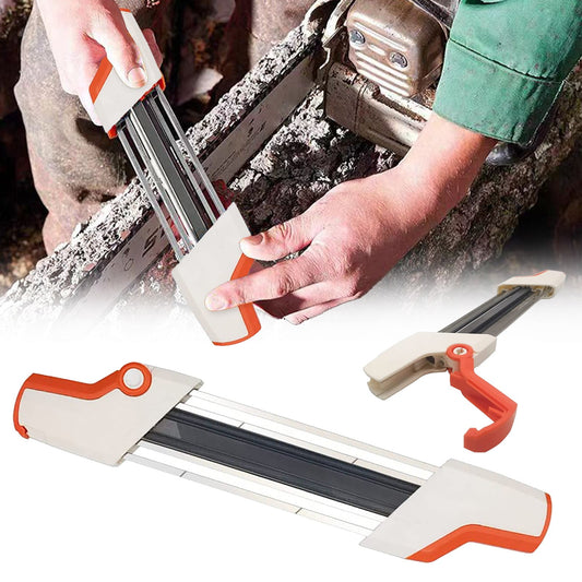 2-in-1 Chainsaw Sharpener with Pitch 3/8" (0.375"), File Diameter 5/32" (4.0 mm), Easy File Chain Saw V1189-LWWAL-20260401-05628