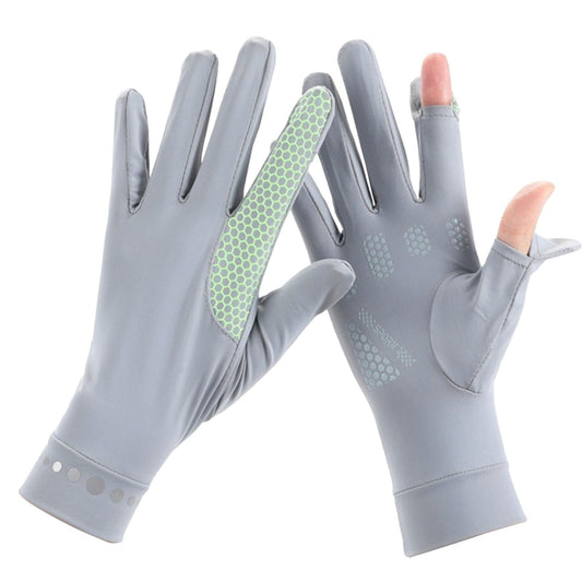 Mens Women Driving Gloves Summer UV Sun Protection Gloves Non-Slip Touchscreen Ice-Silk Sunblock Gloves for V1189-LWWAL-20260401-05630