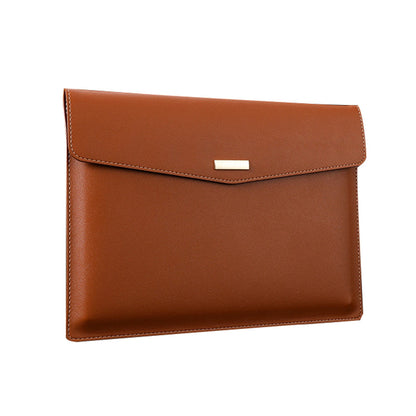 PU Leather A4 File Folder, Heavy Duty Document Holder, Waterproof Portfolio Envelope Folder Case with Snap V1189-LWWAL-20260401-05643