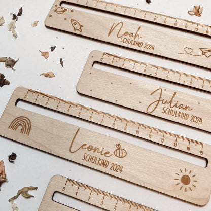 Wooden Reading Tracking Ruler, Reading Strips for Student, Text Guide Ruler for Students and Teachers, Tool V1189-LWWAL-20260401-05647