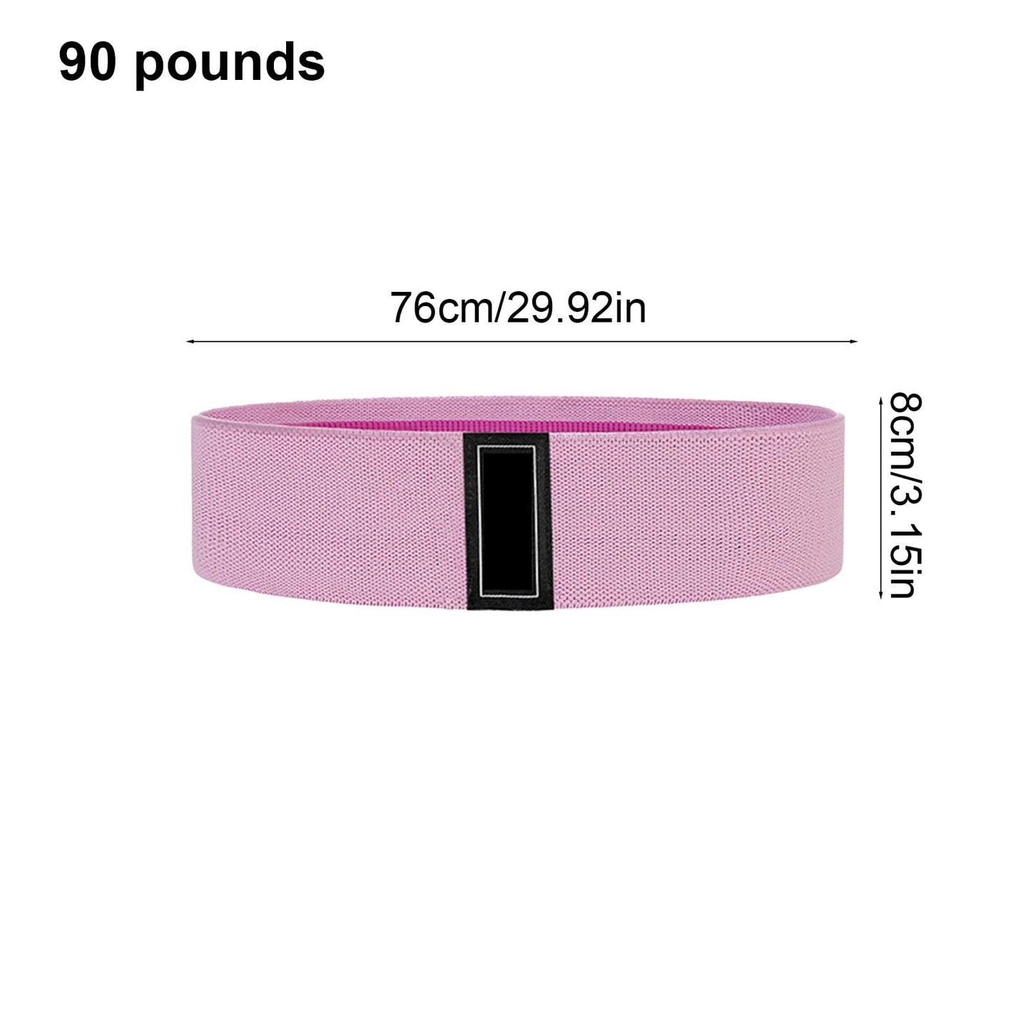 Yoga Resistance Band, Booty Legs Elastic Stretch Exercise,Fabric Cloth Workout Flexband, Loop Exercise V1189-LWWAL-20260401-05656