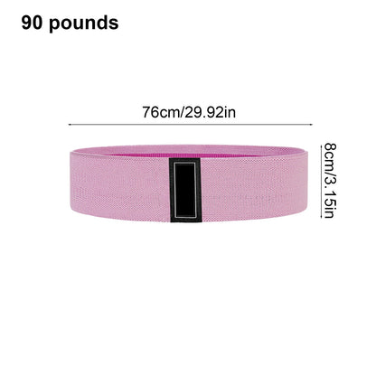 Yoga Resistance Band, Booty Legs Elastic Stretch Exercise,Fabric Cloth Workout Flexband, Loop Exercise V1189-LWWAL-20260401-05656