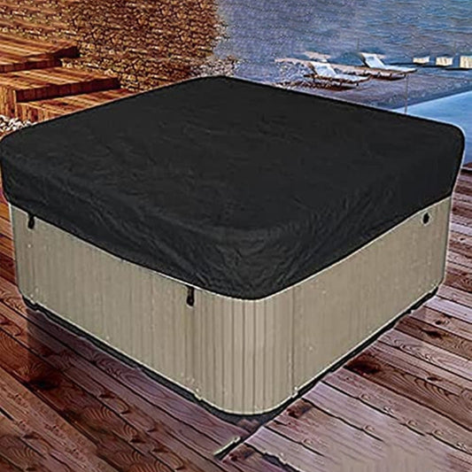 Square Hot Tub Cover - Outdoor Heavy Duty Protector for Patio Spas and Swimming Pools | Hard Covers For Hot V1189-LWWAL-20260401-05680