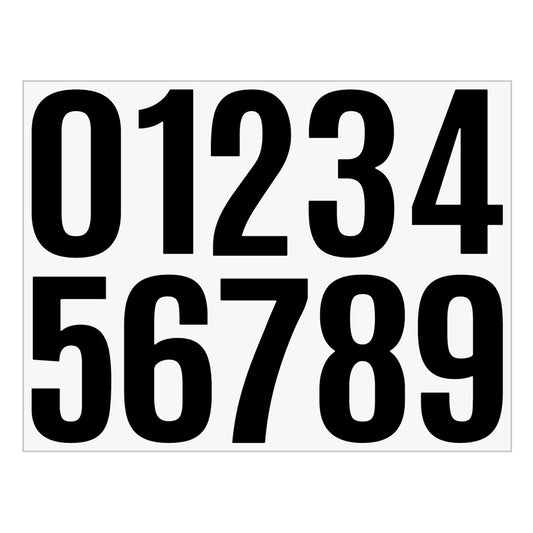 4 Inch Multicolor Vinyl Number Stickers - Self-Adhesive Decals for Mailbox, Car & Home,Large Digit V1189-LWWAL-20260401-05733