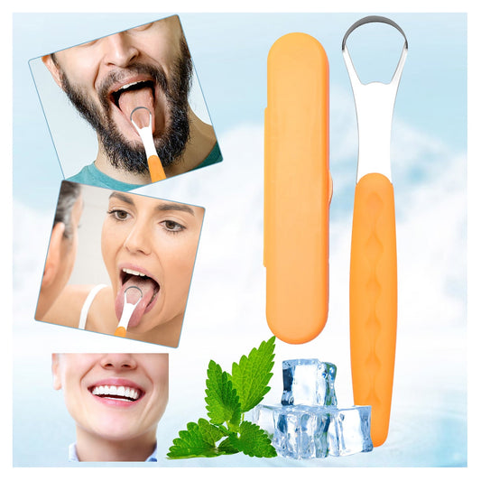 Tongue Scraper Cleaner 100% BPA Free Tongue Scrapers with Soft Handle for Adults, Kids, Healthy Oral Care, V1189-LWWAL-20260401-05791