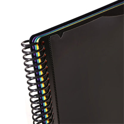 Spiral Binder Project Organizer - 6/12 Pockets with Assorted Tabs, Tear Poly Material, 1/3 Cut Tabs, Letter V1189-LWWAL-20260401-05794