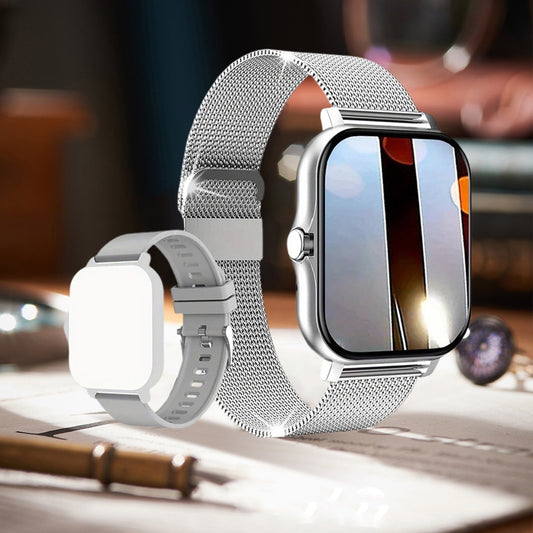 Smart Watch for Android and iPhone,Full Touch Screen with Call Function, Fitness Tracker for Music and Sleep V1189-LWWAL-20260401-05809