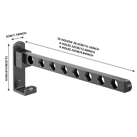 Retractable Folding Wall Hanger, Folding Clothes Hanger Rack, Clothes Storage Organizer, Laundry Hanger, V1189-LWWAL-20260401-05813
