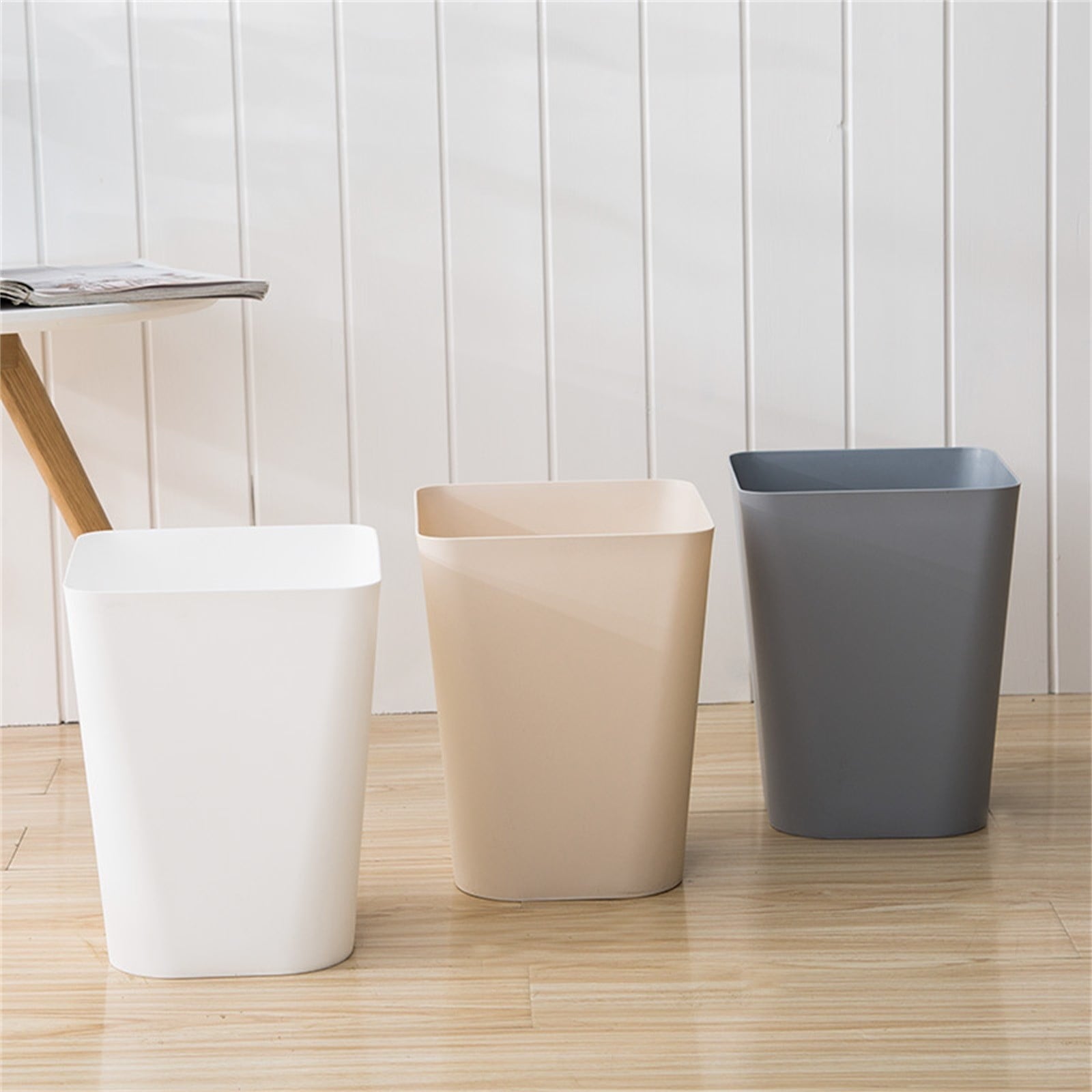 1.6 Gallon Small Trash Can, Heavy Duty Bathroom Wastebasket, Plastic Garbage Can for Kitchen Office Bathroom V1189-LWWAL-20260401-05817
