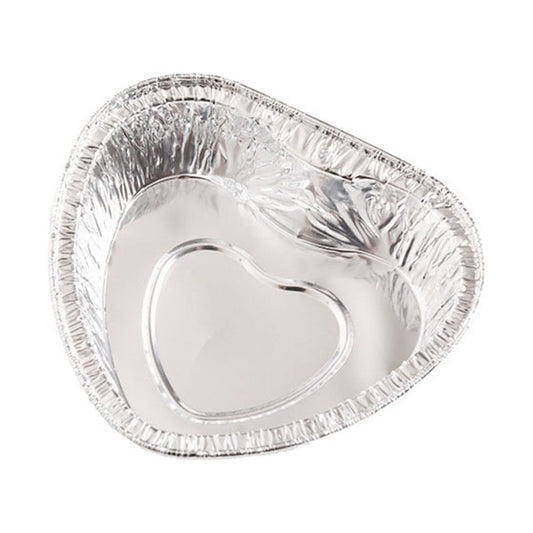 Aluminum Foil Pans 20pcs Disposable Baking Containers Heart Shape for Air Fryer Cupcake Muffins Oven Safe V1189-LWWAL-20260401-05825