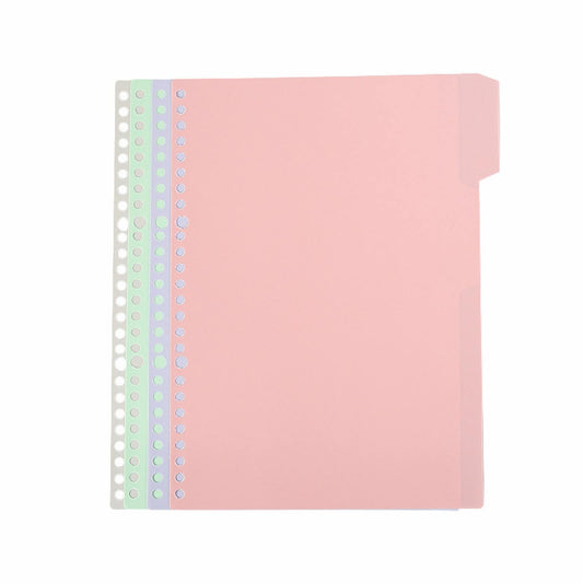 4Pcs/1Set- 4 Tab Binder Dividers with Tabs, Plastic Dividers for Ring Binder, Letter Size Binder Tabs for V1189-LWWAL-20260401-05831