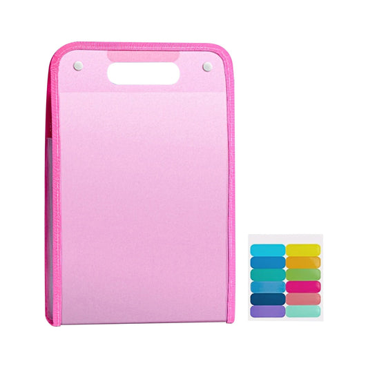 Important Document Storage, 13 Pockets Expanding File Folder with Colored Tabs, File Organizer with V1189-LWWAL-20260401-05838