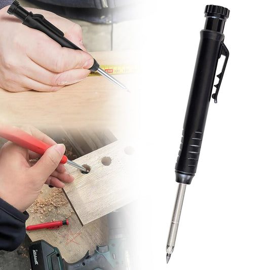 1 Pack Carpenter Pencils Mechanical Pencils with 6 Refills, Construction Pencils with Built-in Sharpener, V1189-LWWAL-20260401-05845