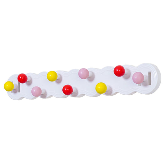 Wall Mount Coat Rack, Rainbow Hooks For Boys And Girls, Cute Bathroom Decor, Colorful Backpack Hanger For V1189-LWWAL-20260401-05848