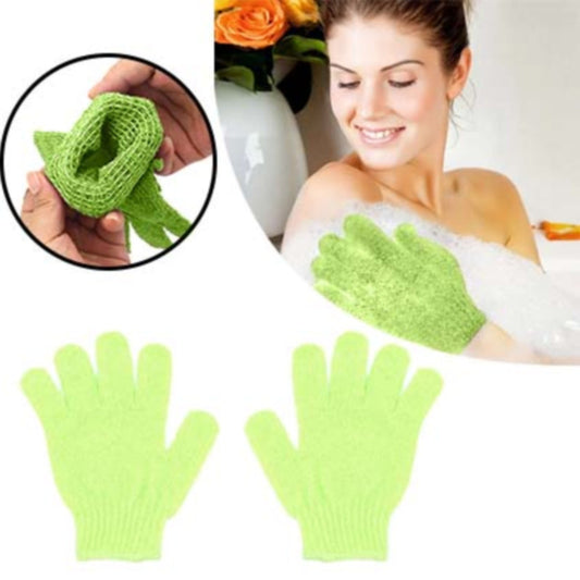 Exfoliating Gloves,1 Pair /2 Pcs, Skin Exfoliator for Body, Bath/Scrub Gloves, Shower Accessories for Women, V1189-LWWAL-20260401-05868