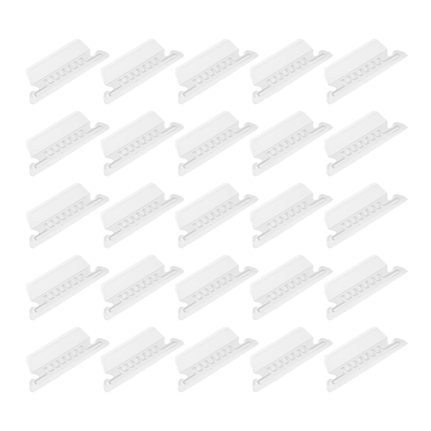 25 Pieces 3.5 Inch Clear Hanging Folder Tabs Hanging File Folder Tabs Clear Tabs for Hanging File Folders, V1189-LWWAL-20260401-05870