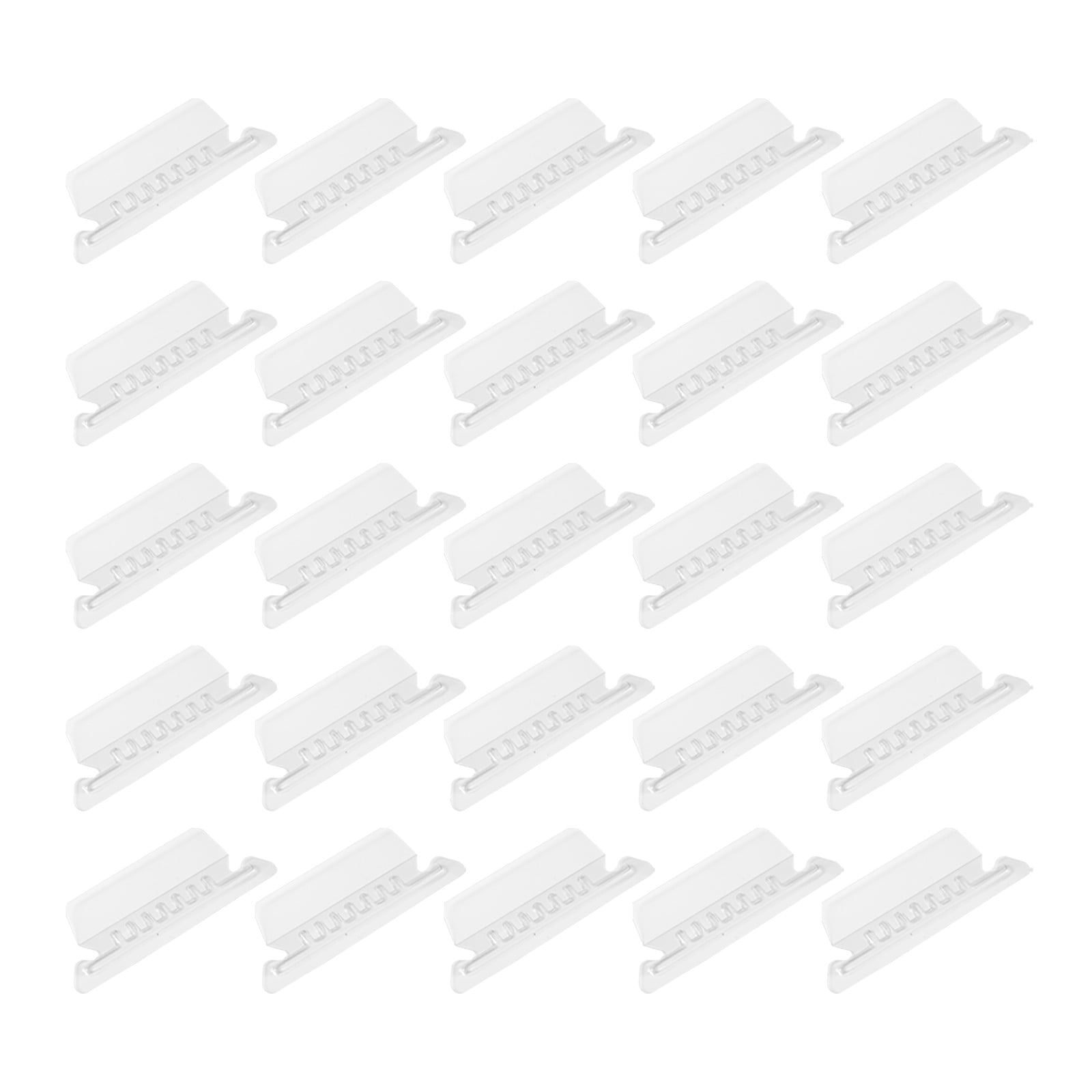 25 Pieces 3.5 Inch Clear Hanging Folder Tabs Hanging File Folder Tabs Clear Tabs for Hanging File Folders, V1189-LWWAL-20260401-05870