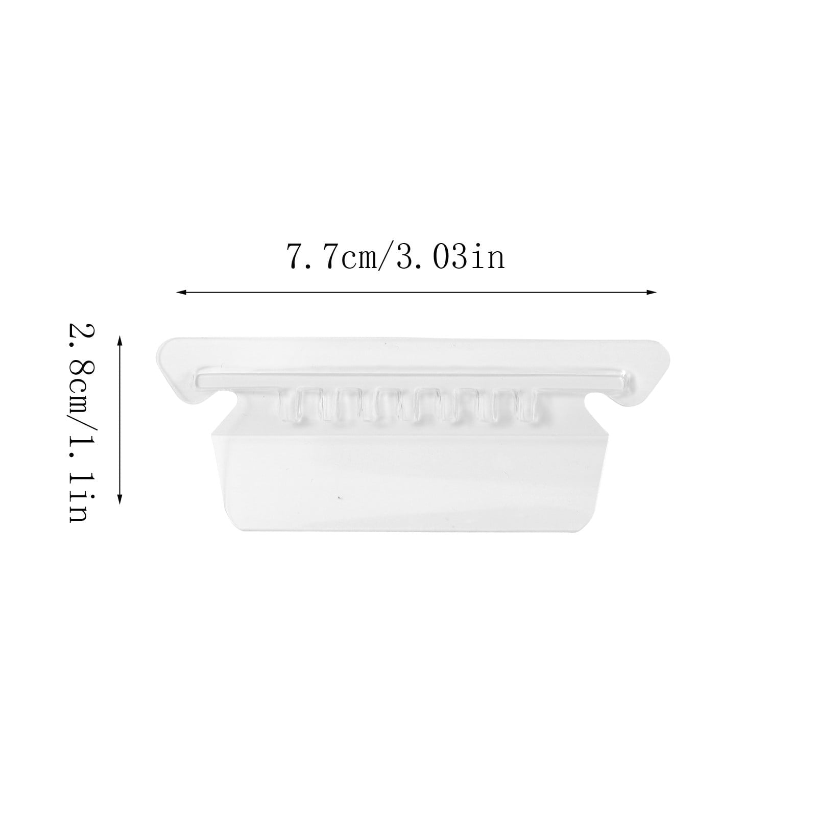25 Pieces 3.5 Inch Clear Hanging Folder Tabs Hanging File Folder Tabs Clear Tabs for Hanging File Folders, V1189-LWWAL-20260401-05870