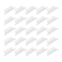 25 Pieces 3.5 Inch Clear Hanging Folder Tabs Hanging File Folder Tabs Clear Tabs for Hanging File Folders, V1189-LWWAL-20260401-05871